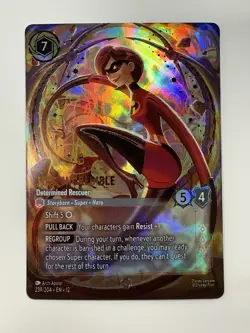 Lorcana Wilds Unknown Enchanted Mrs. Incredible 239/204 NM Disney TCG - Image 1