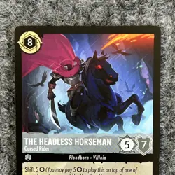 Disney Lorcana Whispers in the Well Headless Horseman 174/204 Super Rare NM - Image 3