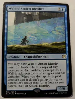 Wall of Stolen Identity Commander 2019 - MTG RARE - Image 1