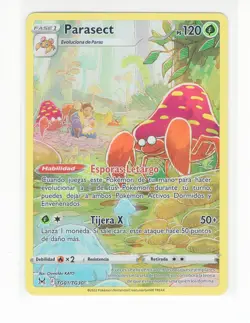 ~ESP~ SPANISH Parasect TG01 Lost Origin Pokemon Card (G4) - Image 1