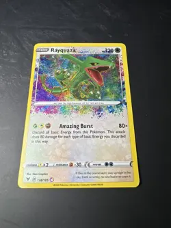 Rayquaza Amazing Rare Card 138/185 Pokemon SWSH: Vivid Voltage MINT - Image 2