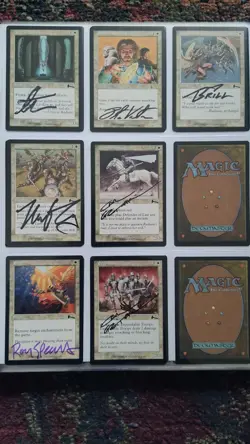 MTG 100 Signed URZA'S LEGACY Cards - Signed by Various Artists - Image 1
