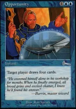 Opportunity ~ Lightly Played Urza's Legacy MTG Magic UltimateMTG Blue Card - Image 1