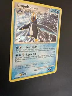 Pokemon TCG Empoleon Holo Rare Card 4/130 Diamond and Pearl 2007 - Image 2