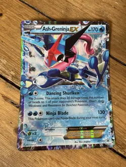 POKEMON CARD ASH-GRENINJA 2016 PROMO XY133 JUMBO EXCELLENT CONDITION - Image 1