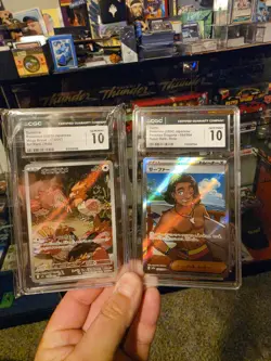 Pokemon Spearow And Surfer Cgc 10 Card Lot 2 For 1 Price - Image 1
