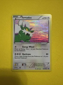 Pokemon TCG Tornadus Holo Rare Card 108/113 Legendary Treasures Series - Image 1
