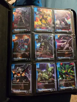 Gundam TCG GD03 Steel Requiem - almost complete playset (4 of most cards) - Image 1