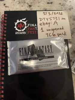 Final Fantasy TCG : FFXIV Fanfest 2026 Sealed Card (Listing A) - Image 1