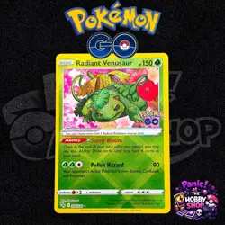 Pokemon TCG Radiant Venusaur Card 004/078 NM/Mint Condition 2022 Pokemon GO! - Image 1