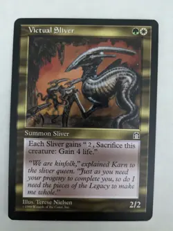 VICTUAL SLIVER - Magic The Gathering MTG Collectible Card game - Image 1