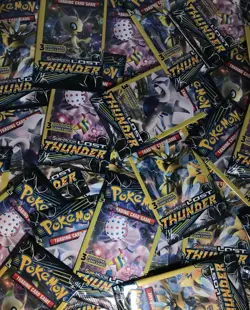 Pokemon TCG Sun & Moon Lost Thunder 3-Card Sealed Booster Pack Lot of 6 - Image 5