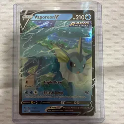 Vaporeon V SWSH150 SWSH: Sword & Shield Promo Cards Holo - Image 1