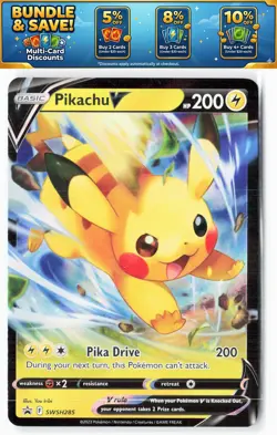 Pikachu V SWSH285 SWSH: Sword & Shield Promo Cards - Image 1