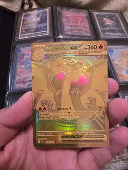 Pokemon Mega Charizard X EX Gold Holo Card 130/094 - Image 2