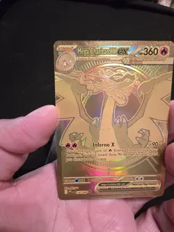 Pokemon Mega Charizard X EX Gold Holo Card 130/094 - Image 5
