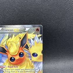Pokemon TCG Flareon-EX Generations Holo Full Art Ultra Rare Card RC28/32 - Image 3