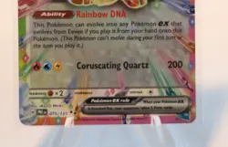 Pokemon Eevee EX TCG Prismatic Evolutions Promo Card Stamped 075/131 - Image 3