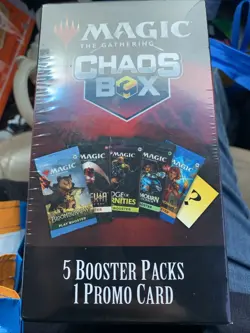 2026 Magic The Gathering CHAOS BOX 5 Booster Packs 1 Promo Card Sealed Brand New - Image 2