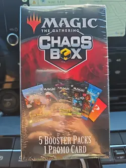 2026 Magic The Gathering CHAOS BOX 5 Booster Packs 1 Promo Card Sealed Brand New - Image 2