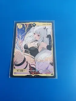 VCARD TCG Lucy Pyre Promo Card, 9 Non-Holo, Gamer Supps, Vtuber - Image 1