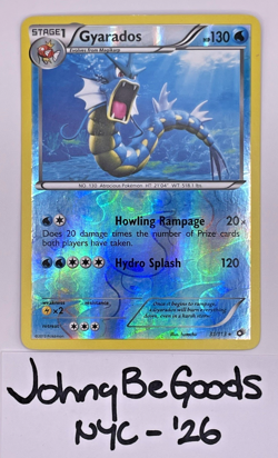 Gyarados 31/113 Reverse Holo Legendary Treasures NM, EN Rare 2013 Pokemon Card - Image 1
