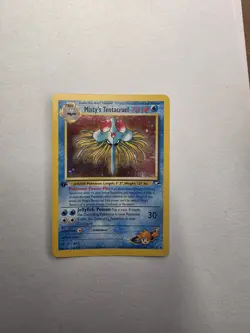 1st Edition Misty's Tentacruel 10/132 Holo Rare card 2000 Gym Heroes set - Image 1
