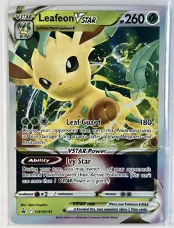 Leafeon VSTAR SWSH195 SWSH: Sword & Shield Promo Cards Holo - Image 1