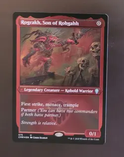 Rograkh, Son of Rohgahh Foil Etched Commander Legends Magic the Gathering MTG NM - Image 3