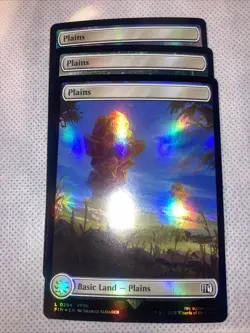 Magic The Gathering Final Fantasy Plains Foil Lot - Image 1