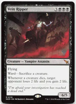 Vein Ripper 110 Promo Pack: Murders at Karlov Manor Magic: The Gathering NM - Image 1