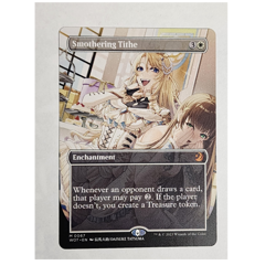 MTG Smothering Tithe - Anime Borderless Mythic - Wilds of Eldraine 67 - Image 1