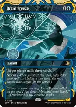 MTG Brain Freeze R Secrets of Strixhaven: Mystical Archive 13 FOIL NM - Image 1