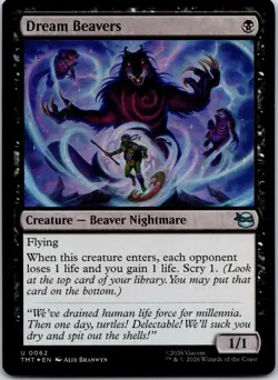 Dream Beavers 0062 Teenage Mutant Ninja Turtles Magic: The Gathering Foil NM - Image 1