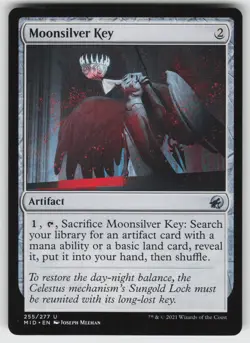Moonsilver Key U Innistrad: Midnight Hunt 255 MTG - Image 1
