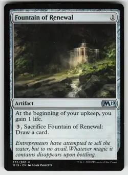Fountain of Renewal U Core Set 2019 235 MTG - Image 1