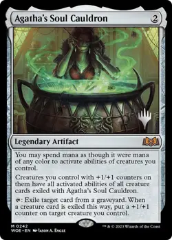 Agatha's Soul Cauldron Wilds of Eldraine Promo Pack NM MTG - Image 1
