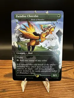 Paradise Chocobo - Birds of Paradise (Borderless) (FIC 0483) Final Fantasy Foil - Image 3