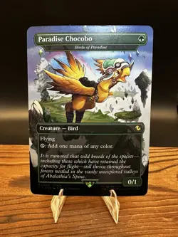 Paradise Chocobo - Birds of Paradise (Borderless) (FIC 0483) Final Fantasy Foil - Image 4