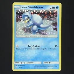 Alolan Sandshrew 4/12 - McDonald's Promo - Pokemon Card - Image 1