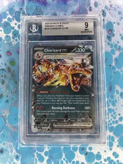 Pokemon TCG Charizard EX Double Rare Holo Card 125/197 SV03 Obsidian Flames - Image 1