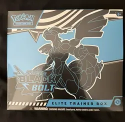Pokemon TCG Scarlet & Violet Black Bolt Elite Trainer Box ETB - Image 1