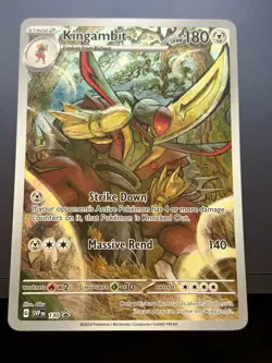 Pokemon TCG Kingambit 130 Scarlet Violet Black Star Promos Holo - Image 1