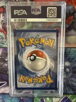 2019 Pokemon Sun Moon #5 Fire Dragon PSA 9 Mint Charizard Holo Detective Pikachu - Image 2