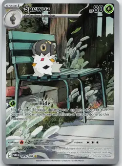 Spewpa 089/088 Holo Illustration Rare Perfect Order Pokemon Near Mint - Image 1