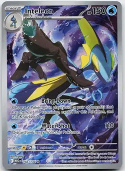 Inteleon 142/132 Illustration Rare Mega Evolution Pokemon Near Mint - Image 1