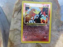 Pokemon Entei Black Star Promo 34, Holo, LP - Image 1
