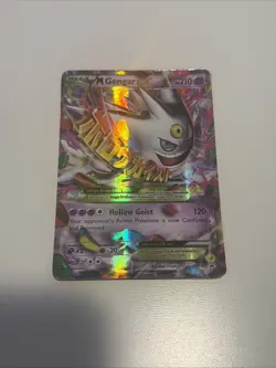 Mega M Gengar EX XY166 Full Art Holo Promo Pokemon Card - Ungraded As-is - Image 1