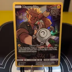 Pokemon Magnemite Secret Rare Full Art Holo SM-Cosmic Eclipse 242/236 60 HP - Image 1