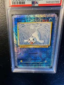 2002 POKEMON LEGENDARY COLLECTION SEEL 92 REVERSE holo foil PSA 3 VG POP 9 - Image 4